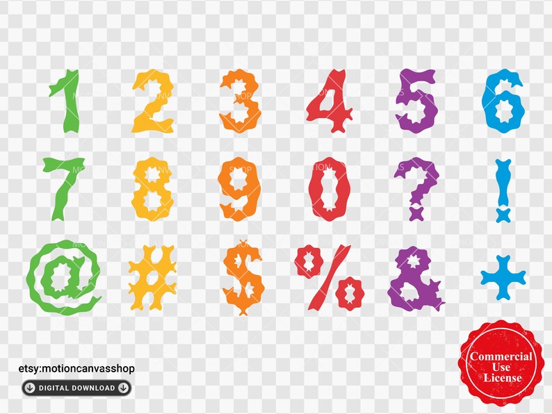 Zigzag Font SVG Bundle: Wavy Drip Letters, Numbers, Symbols (commercial ...