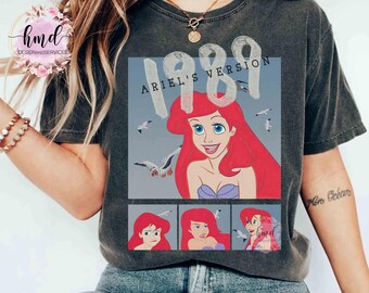 Disney Ariel Princess Version 1989 T-shirt, The Princess Tour, Besties Matching Tee, The Little Mermaid Shirt, Disney Girls Trip 2026