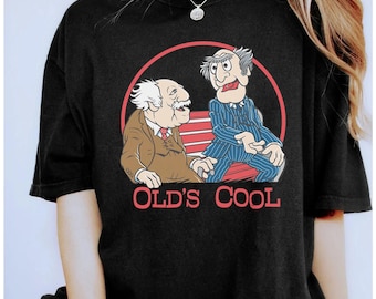 Retro 90s Disney The Muppets Statler And Waldorf Old's Cool Shirt, Unisex T-shirt Family Birthday Gift Adult Kid Toddler Tee, Magic Kingdom