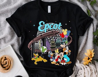 Disney Epcot Mickey Mouse & Friends Team Matching Shirt, Magic Kingdom WDW Holiday Unisex T-shirt Family Birthday Gift Adult Kid Toddler Tee