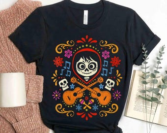 Disney Pixar Coco musical Miguel-shirt, Disneyland vakantie vakantiereis T-shirt uniseks familie verjaardagscadeau volwassen kind peuter T-shirt