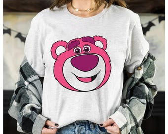 Koszulka z dużym daszkiem „Toy Story 3” firmy Disney i Pixar „Lotso Bear”, unisex, prezent urodzinowy dla rodziny, dla dorosłych i małych dzieci, Disneyland Vacation