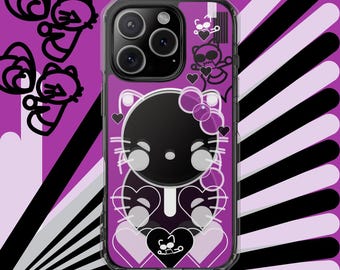 Decoden phone case, Hello kitty and Atomic cat, For Frutiger aero and Gyaru