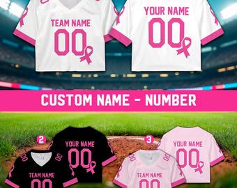 Camiseta corta personalizada para apoyar el mes de concientización sobre el cáncer de mama. Camiseta corta personalizada. Conjunto rosa de octubre para apoyar el mes de concientización sobre el cáncer de mama.