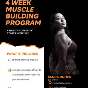 4 Week Muscle Building Program