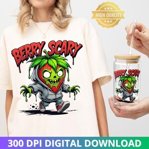 Berry Scary Png Spooky Summer Png Strawberry Ghost Sublimation Strawberry Season Png Summerween Png Cute Ghost Bats Summer Digital Download