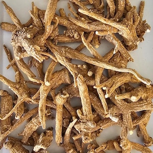 Premium Wisconsin USA Ginseng Roots (3-4 years) Non-GMO, Gluten Free Whole Ginseng - Use This Herbal Supplement in Soup, Tea