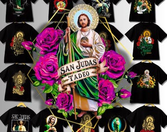 Saint Jude Thaddeus, Saint Jude Thaddeus designs x 30 png transparent background for DTF