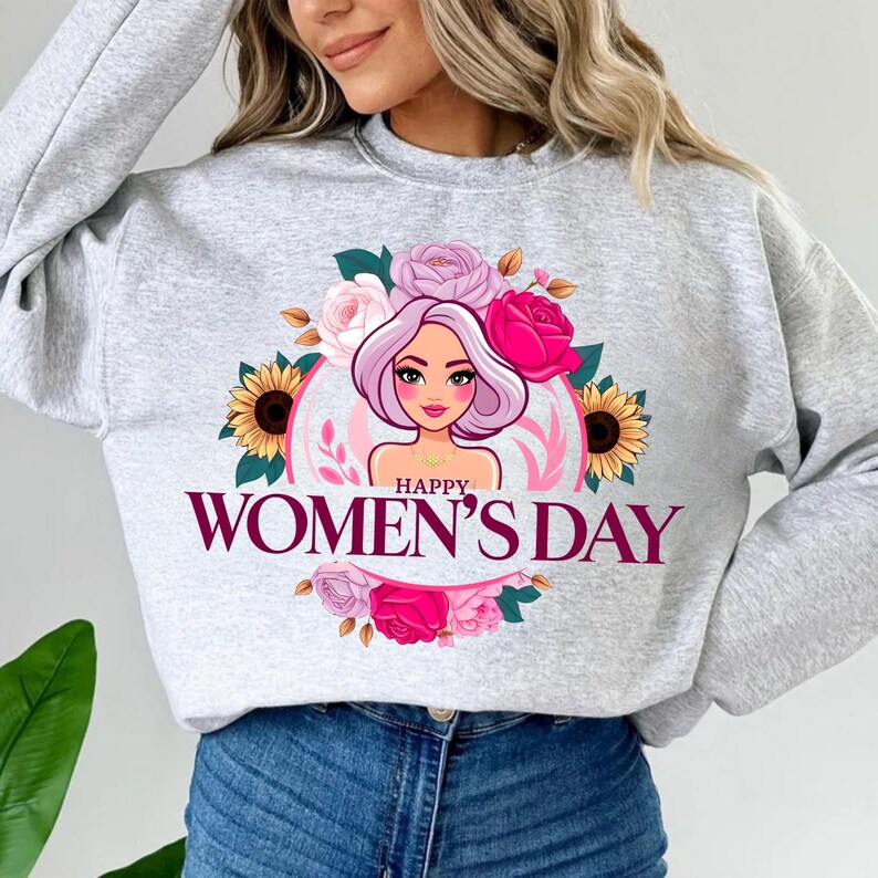 Happy Women's Day Design for T-shirt / Bundle X 10 /design Png / Gift ...