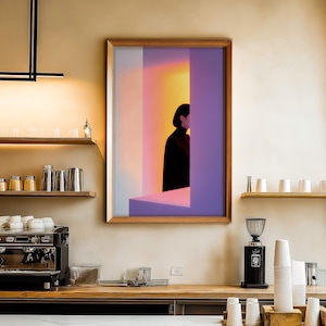 Cafe Wall Art, Office Wall Art, Restaurant Wall Art, Coffee Bar Decor, Abstract Fashion Art, Instant Print, Digital Download, Home Decor