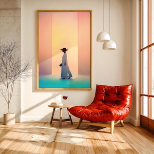 Minimalist Fashion Abstract Art, Digital Wall Decor for Living Room, Cafe and Office, Instant Download, Art Print, Interior Decor, Stylish