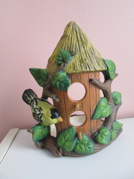 Items similar to Birdhouse Candle Holder on Etsy