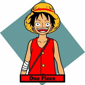 3D Layered Anime Character - Wall Frame - Laser Cut Template - Cricut - Cartoon SVG - Wall Decor