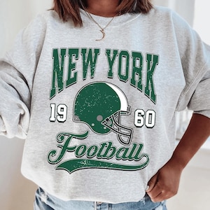 New York Football Retro 80s Vintage Style Shirt, Jets Sunday Football Fan Gifts