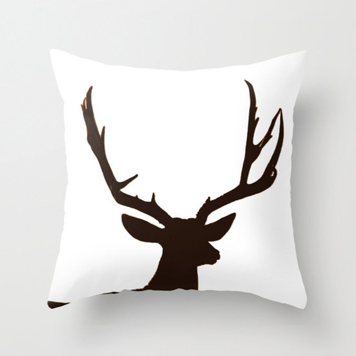 Deer Antler Pillow Throw Pillow Rustic Home Decor Cabin Etsy Hong Kong