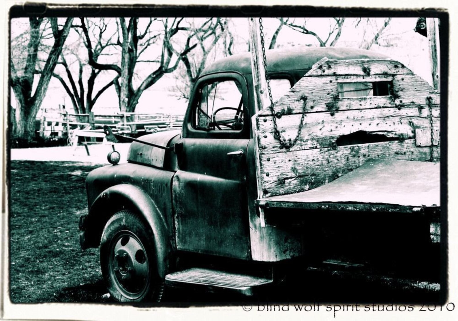 Black and White Vintage Farm Truck Fine Art Photo Print (no Frame) - Etsy