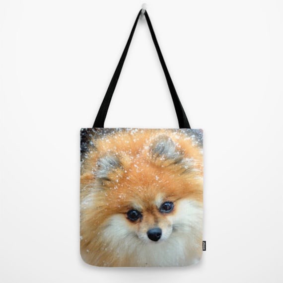 pomeranian tote bag