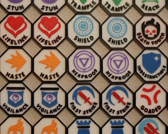 MTG +1/+1 and -1/-1 Tokens | 3D Printed Magic: the Gathering Counters ...