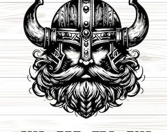 Viking Head SVG, Engraving File for Laser Machines, Clipart for Cricut, Sublimation [1]