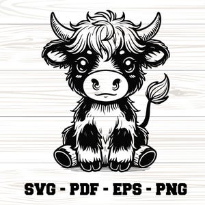 Süße Babykuh,Kuhgesicht | svg pdf eps png | Holzgravur & Aufkleberherstellung | Zuschnitt| Lasergravur, Cricut | Basteln| Sofort Download