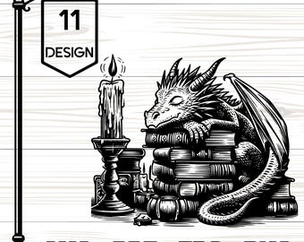Drago SVG, file di incisione per macchine laser, clipart per Cricut, sublimazione