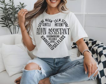 Admin Assistant SVG Bundle: Secretary Day Shirt Design (Digital Download)