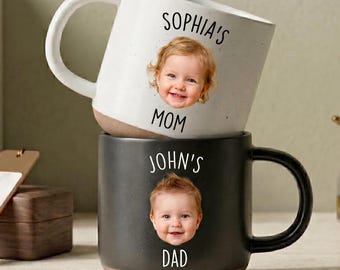 Taza personalizada con foto de bebé, taza de recuerdo para los nuevos abuelos, taza de café con foto para papá, regalo del Día del Padre para el esposo, taza personalizada para papá