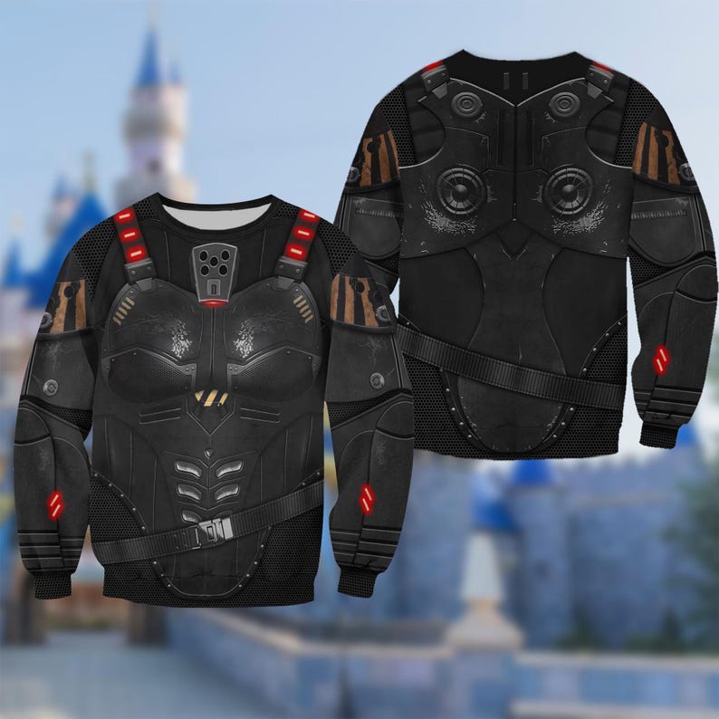 DN Sergeant Calhoun Costume Hoodie, Wreck It Ralph Cosplay Costume Sweatshirt, Halloween Costume, Calhoun All Over Print Outfit bild 2