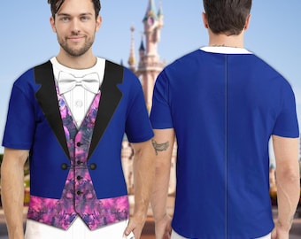 Dreamfinder Imagination Journey Men Suit Costume Cosplay, Journey Imagination 3D T-Shirt, Epcot Park Halloween Outfit, Family/Group Tee