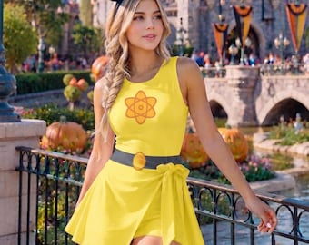 The Powerline Goofy Dress Skirt, Goofy Halloween Costume Cosplay, Goofy Powerline Max Goof Wrap Skort Dress for Women, Magic Kingdom Outfits