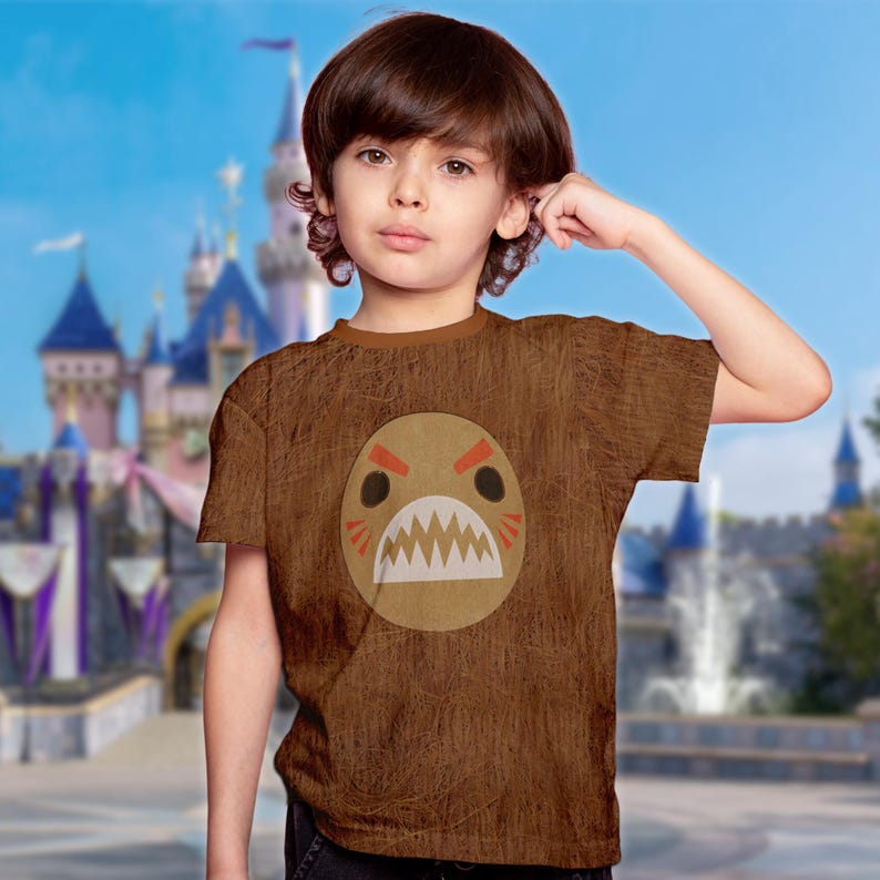 Camiseta de disfraz de Kakamora, camiseta de disfraz 3D de los antagonistas de la película Moana, camisetas para cruceros de cosplay, camiseta de disfraz de Halloween para grupo familiar. imagen 2