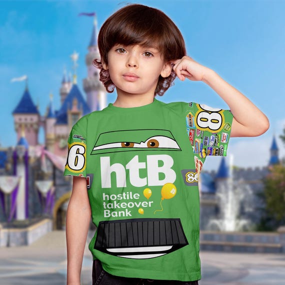 Chick Hicks Cars 3D Adult T-shirt, Cars Movie Over Print Shirt, Chick Hicks Character Cars Movie T-shirt, Chick Hicks Green Cars T-shirt