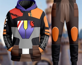 Sabine Wren Costumes Shirt, Mandalorian 3D Sweatshirt, Sabine Wren Star Wars Tracksuit, Star Wars Halloween Costume Cosplay Shirt