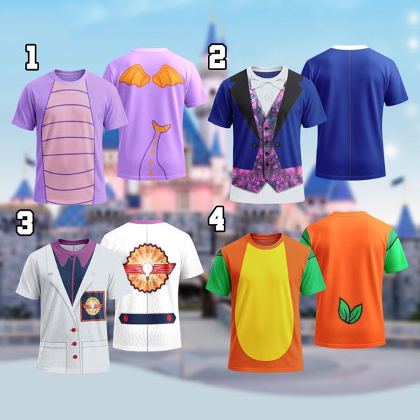 Purple Dragon Halloween Cosplay Costume 3D T-Shirt, Purple Dragon Family Matching Tee, Bird Halloween Costume, Cast Member Coslay Tee