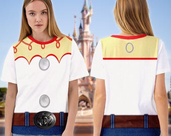 Jessie Cowgirl 3D Adult T-shirt Hoodie, Toy Story Cosplay Costume Hoodie, Jessie Toy Story Halloween Costume Shirt, Cartoon Hoodie