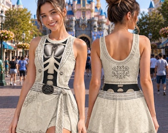 Vestido falda cruzado de Halloween de Ernesto de la Cruz, disfraz de Halloween de Coco para cosplay, vestido falda de la película Coco, atuendos para el viaje a Magic Kingdom de Walt Disney World
