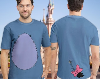 Funny Eeyore Donkey 3D Costume Shirt, Halloween Costume For Family Group T Shirt, Winnie The Pooh Family Trip And Event Tee, Gift For Kids