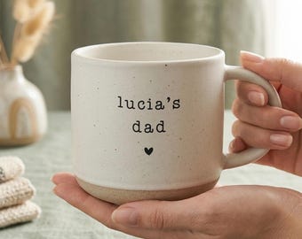 Taza personalizada para papá, taza de café personalizada para papá, regalo para papá primerizo, regalo para futuro papá, regalo para baby shower, taza para el primer Día del Padre.