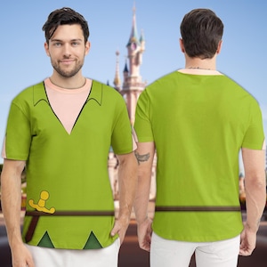 Peter Pan Halloween Costume For Family Group 3D Shirt, Peter Pan Jungle Prince Cosplay Tee, Magic Kingdom Character Halloween Shirt