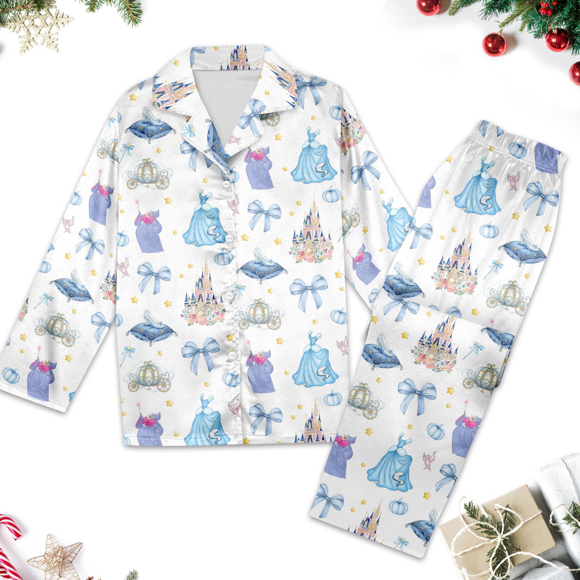 Discover Watercolor Cinde Pajamas Set, Disney Cinde Princess Pajamas, Cinde Coquette Bow Pyjamas, Meet Me At Midnight Cinde Pjm