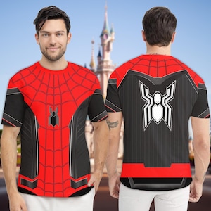 Spiderman Halloween Costume Cosplay 3D Shirt, Spider 3D All Over Print Shirt, Superhero Movie Character Costume Party Group Matching