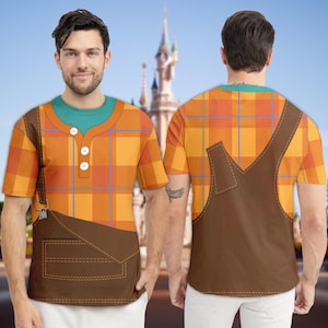 Big Men All Over Print Running Costume 3D Shirt, Funny Character Movie Costume 3D Tshirt, Halloween Costume For Family Group T Shirt