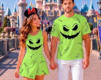 Oogie Boogie Tennis Dress Skirt, Nightmare Before Christmas Dress, Oogie Boogie Halloween Costume Cosplay Outfit, Oogie Boogie Costume Shirt