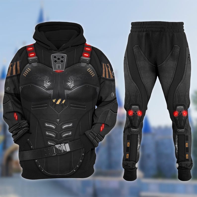 DN Sergeant Calhoun Costume Hoodie, Wreck It Ralph Cosplay Costume Sweatshirt, Halloween Costume, Calhoun All Over Print Outfit bild 1