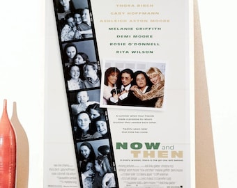 Now and Then 90s Film Classic Poster, Now and Then Childhood Friends Vintage Poster, Tina Tercell, Samantha Albertson, Gift for Best Friends
