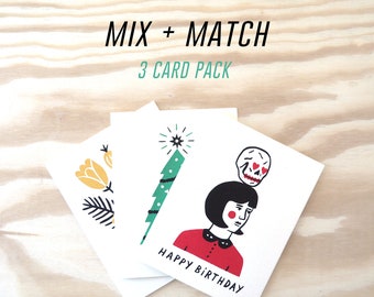 Card MIX + MATCH - 3 Pack Deal!