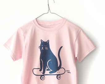 COOL CAT - Youth Screen Printed T-Shirt