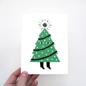 O CHRISTMAS TREE - Screen Printed Christmas Card