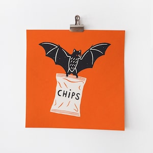 SNACK ATTACK - 20,5 cm X 20,5 cm screentryck