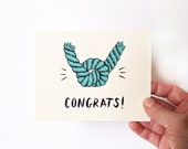 CONGRATS! - Screen Printed Greeting Card